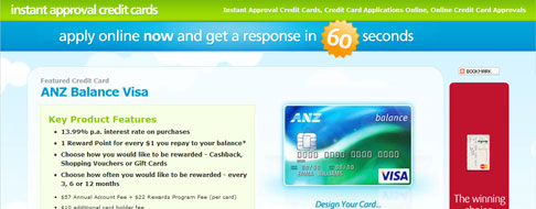 Instant Approval Credit Cards